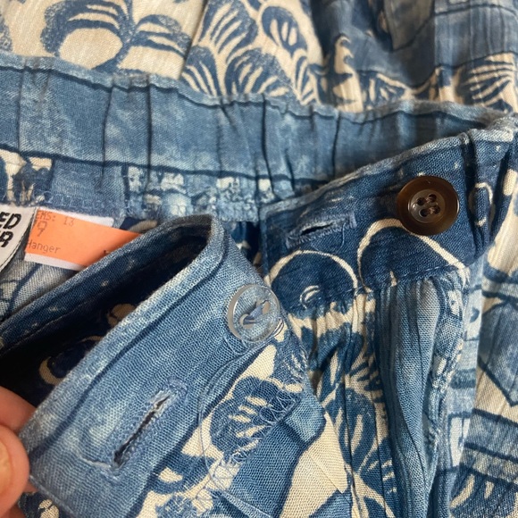 Sz 12 Vintage Alfred Dunner Skirt Made in USA Blue & Ivory Classic Style! EUC - Picture 6 of 6